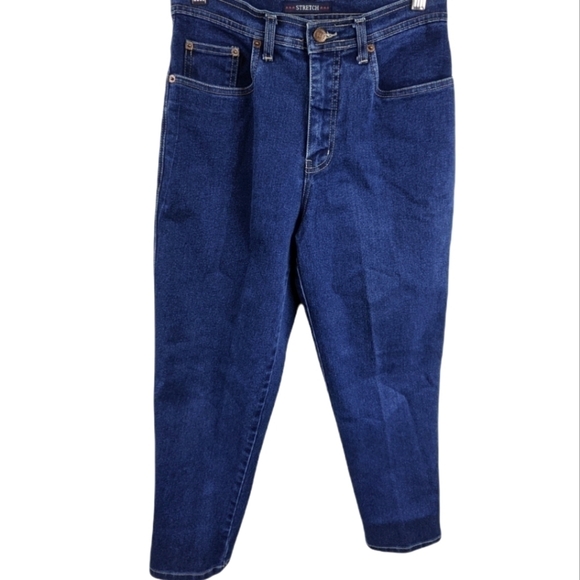 Bill Blass Petite Stretch Vintage Tapered Leg Jeans Sz 6P - Picture 1 of 10
